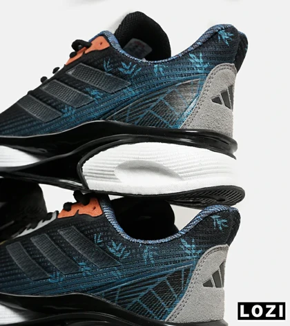 کفش کتانی مردانه و زنانه سرمه ای مشکی Adidas PureBoost v02