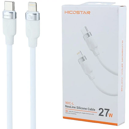 کابل تایپ سی به لایتنینگ هایکو استار مدل 161C-L توان 27 وات 1 متر