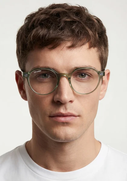 عینک آفتابی دی فرانکلین مدل D.franklin Ultra Light S Round Full Photochromic Green / Brown