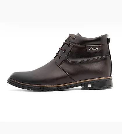 نیم بوت چرم مردانه Clarks