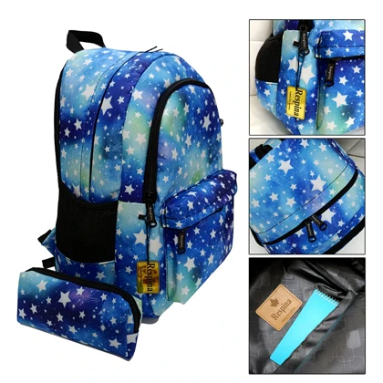 کیف مدرسه دخترانه مدل ستاره Star با جامدادی
