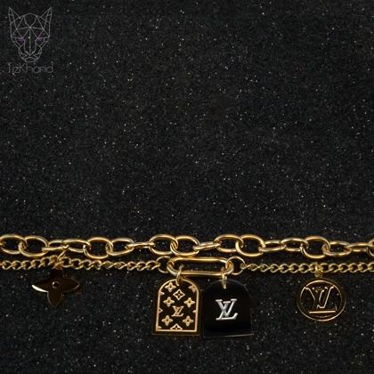 دستبند دولاین لویی ویتون آویز