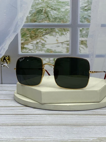 عینک آفتابی Ray-Ban مدل RB 1971 فریم فلزی، عدسی کریستال پلاریزه با استاندارد UV400