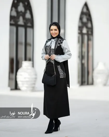 جلیقه دامن کتایون مشکی