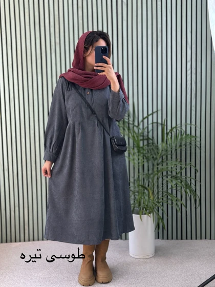 پیراهن مانتویی لیدیا