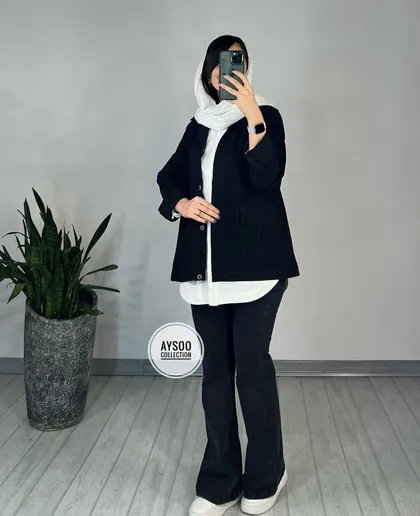 کت لینن مهتاب