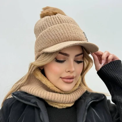 کلاه و شال رینگی نقابدار