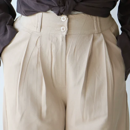 شلوار زنانه کرپ میله‌ای 1105