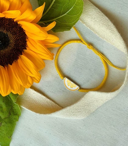 دستبند نقره لیمو 🥹