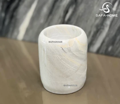 ست سرویس بهداشتی طرح سنگی سفید