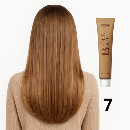 رنگ مو بلوند شماره 7 طبیعی بلوند بار Blond Bar