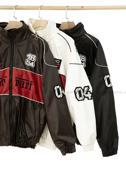 بامبر جکت چرم ferrari کد1004341