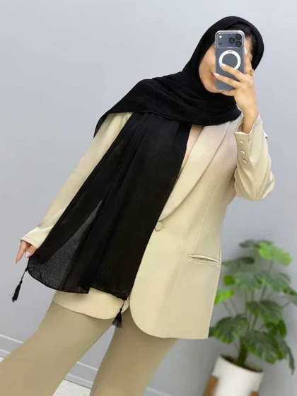 شال پلیسه ریمان کد 1020196