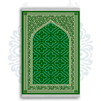 فرشینه از جنس پارچه هازان مخمل ترک طرح سجاده برند دفه کد DSJ 93