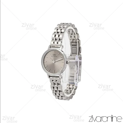 ساعت دنیل ولینگتون زنانه سیلور صفحه طوسی خطی اسمال 106327