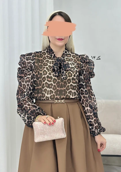 شومیز حریر شارلوت