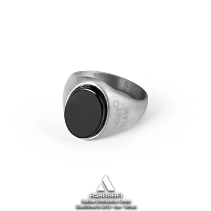 انگشتر مون بلان استیل Mont Blanc Ring SK07