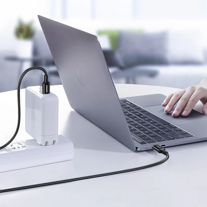 کابل تایپ‌سی به تایپ‌سی 100 وات 1 متری یوگرین ugreen US300 شارژ سریع و انتقال دیتا