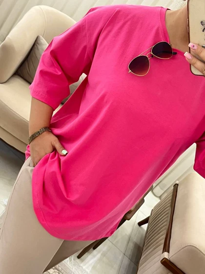 تیشرت باکسی زنانه و دخترانه کد 428