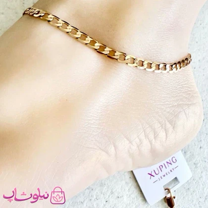 پابند زنانه ژوپینگ مدل کارتیه طلایی رنگ کد 399