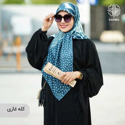 روسری ابریشم کجراه چهل تیکه