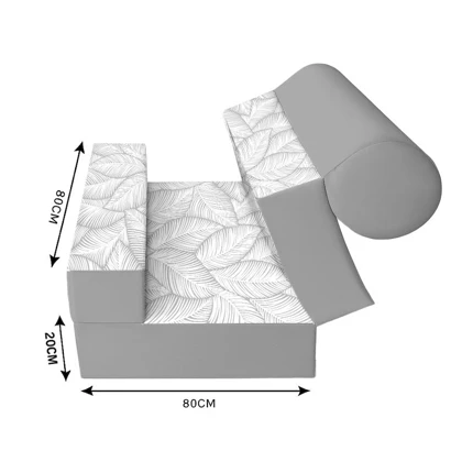 کاناپه تخت شو یک نفره برگ ساده مدل M1115