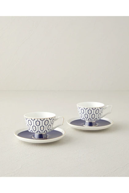سرویس فنجان قهوه دو نفره English Home مدل Octavia Bone China