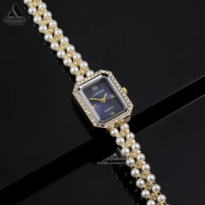 ساعت کارتیه بند مروارید Cartier A80