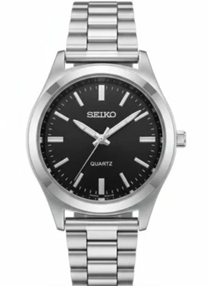 ساعت مردانه برند SEIKO صفحه مشکی ارزان و اقتصادی