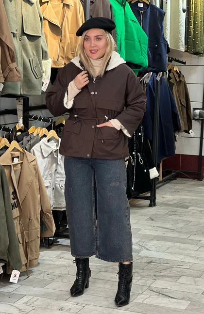 شلوار جین زنانه مدل واید لگ