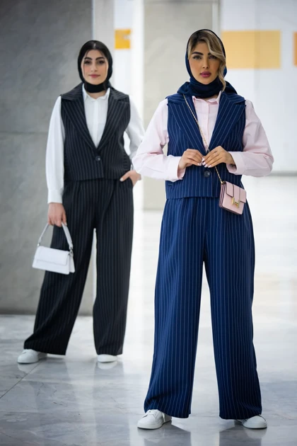 جلیقه و شلوار دیپلمات نیلماه