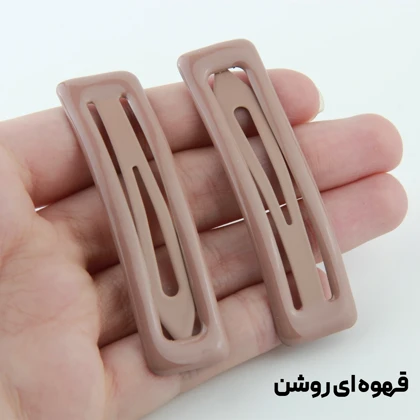 گیره مو دخترانه طرح تق تقی مستطیل