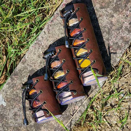 جا ادویه کاور چرم 5 طبقه لیمو کمپ