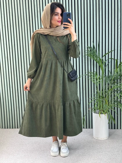 پیراهن مانتویی شقایق