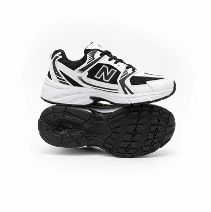 کفش کتانی اقتصادی نیوبالانس 530 سفید مشکی کد 294918