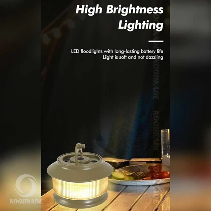چراغ چادر شارژی ریسه ای مدل CH-818