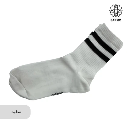 جوراب طرح دوخط ساق‌دار