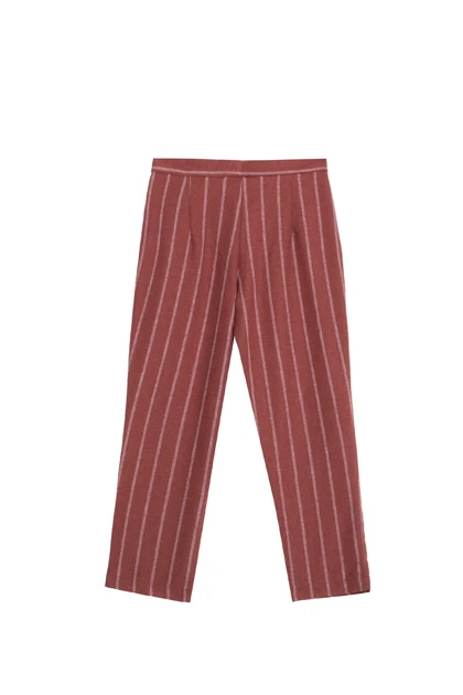 شلوار تویت راه راه - 9504