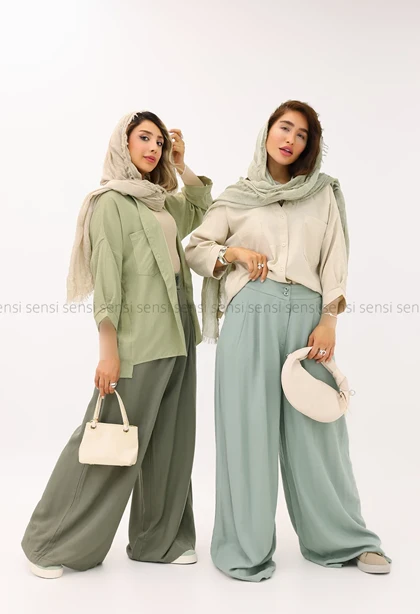 شومیز لینن آرمانی