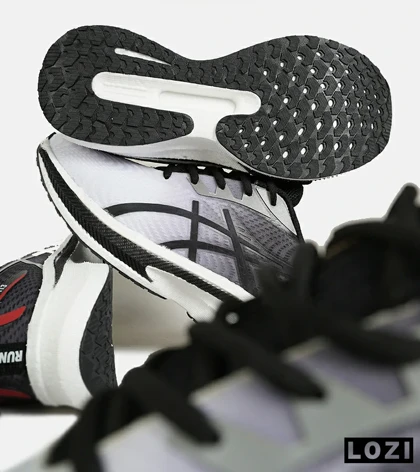 کفش کتانی مردانه طوسی خاکستری ASICS GEL-KAYANO 30 مدل 7177