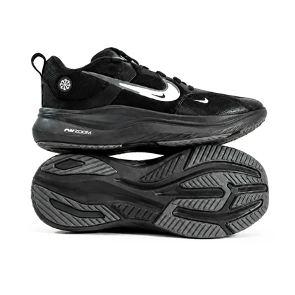 کفش اسپرت کتانی نایک زوم طرح برف تمام مشکی Nike Air Zoom snow کد 275522