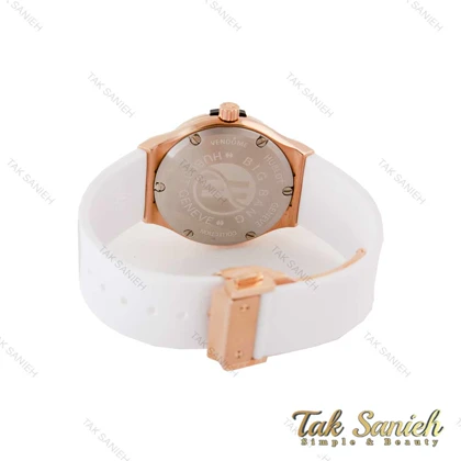 ساعت هابلوت زنانه فول نگین سفید قاب رزگلد Hublot-4903-L