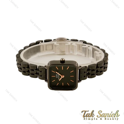 ساعت دنیل ولینگتون زنانه مربعی فول مشکی DW-5626-L