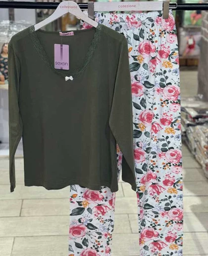 بلوز شلوار نرمال سکسن کد40204