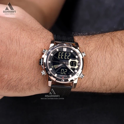ساعت نیوی فورس بند حصیری Naviforce NF9172KRg