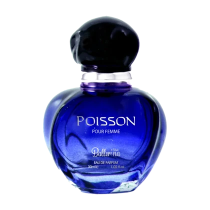 ادکلن مینی زنانه بالرینا مدل Poisson آبی حجم 30 میلی لیتر