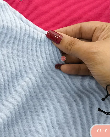 کراپ یقه کوبایی 7107