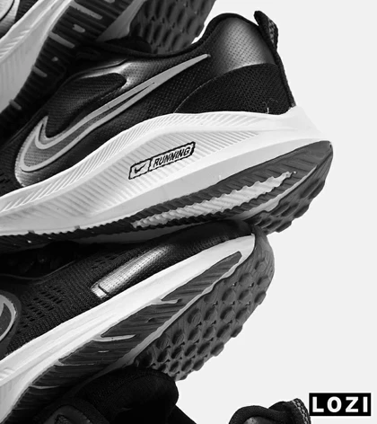 کفش کتانی بزرگ پا مشکی سفید نایک NIKE PEGASUS V10