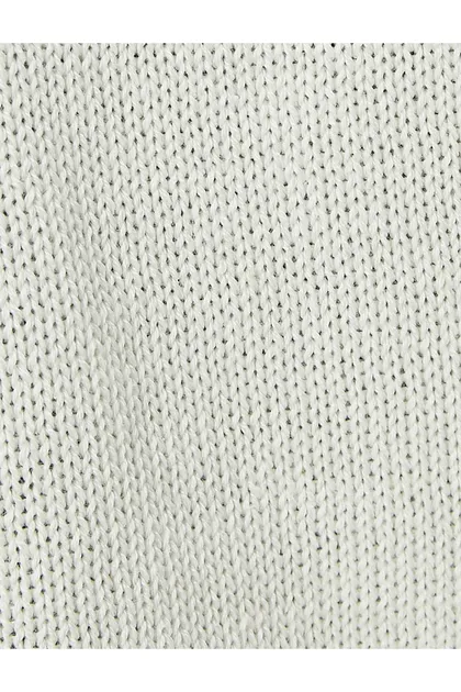 ژاکت آستین بلند کنتراست رنگ ژاکت بافتنی کالج 4SAL90012IT