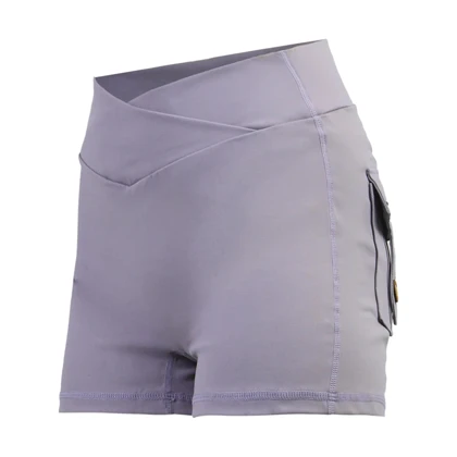 شورتک کارگو ورزشی زنانه آدیداس مدل A-3115 بنفش روشن